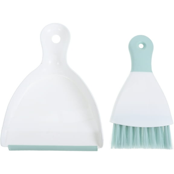 FRCOLOR Remover Outdoor Mini Broom Dustpan 20.50X15.50X4.00CM Green