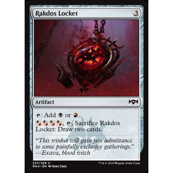 MtG Ravnica Allegiance Common Rakdos Locket #237