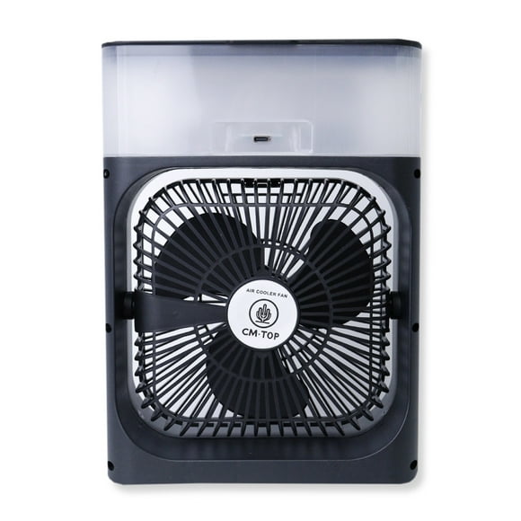 Mini Enfriador de Aire CM-TOP Climatizador Humidificador Ventilador negro