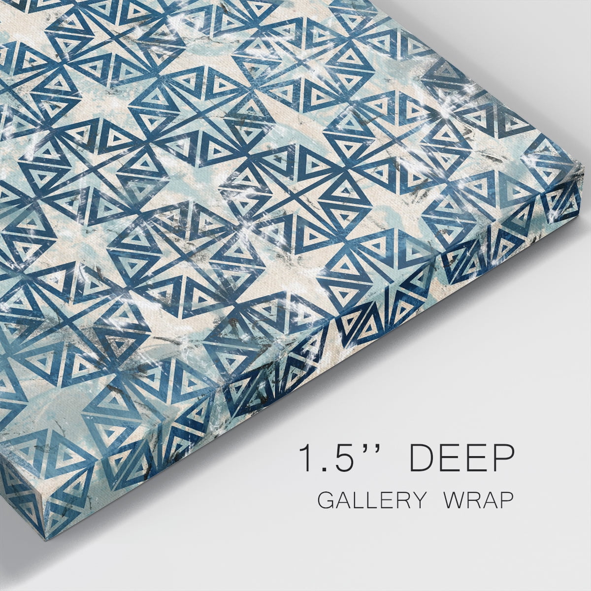 Wexford Home Tile-Dye IV-Premium Gallery Wrapped Canvas, 40" x 40" - Ready to Hang