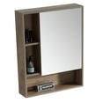 thumbnail image 3 of Fine Fixtures Surface Mount Bathroom Medicine Cabinet, Grey., 3 of 3