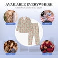thumbnail image 7 of KLL Pigs Exercising Sleepwear Mens Flannel Pajamas,Long Cotton Pj Set, 7 of 7