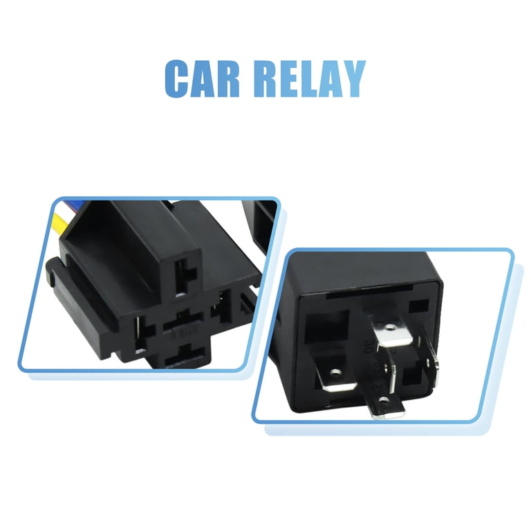Relais Voiture 36V 40A - Lot De 3 - 5 Broches étanches - Pour Phares, Alarme, Stéréo Auto