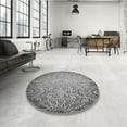thumbnail image 4 of Ahgly Company Machine Washable Indoor Square Transitional Gray Cloud Gray Area Rugs, 7' Square, 4 of 7