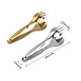 thumbnail image 5 of Multi,Use Kitchen Tongs, 304 Stainless Steel Spoon  Fork, Ideal For Hot  Cold Food, Set Of 2, 5 of 6