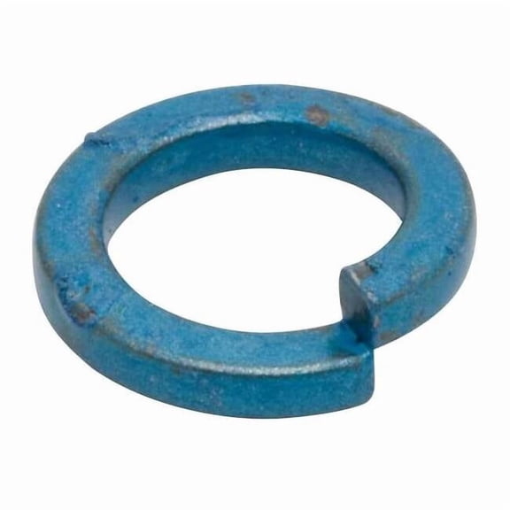 Split Lock Washer, For Screw Size M20 Steel, Metric Blue Finish, 50 PK