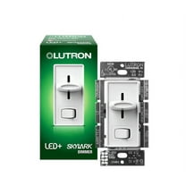 Skylark LED  Dimmer Switch for Dimmable LED, Incandescent Bulbs, Single-Pole or 3-Way, Easy-Open Pro Box, White