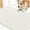 Ivory-Solid-24" X 16", variant on 30" X 20" Clay Paw Print Chenille Doormat for Muddy Dog Paws