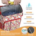 thumbnail image 2 of Travel Cooler Bag - White Strawberry Plants Fruit Camping Beer Cooler Backpack with Bottle Opener- Waterproof Insulated Picnic Backpacks - Cooler Bag for Beach, 2 of 6