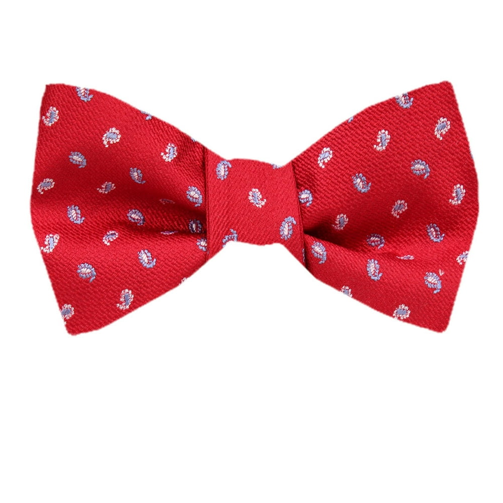 large silk bow tie