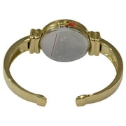 New Gold Geneva Metal Band Slim Case Womens Bangle Cuff Watch