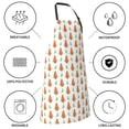 thumbnail image 5 of Goofa Cute Carrot Print Printed Waterproof Apron 33" Chef Aprons for Men Heavy Duty Chemical Work Apron Adjustable Bib Apron, 5 of 9