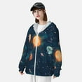 thumbnail image 3 of Daiia Solar System And Planets UPF 50+ Sun Protection Hoodie Jacket Lightweight Long Sleeve Sun Shirt for Women Men with Pocket Hiking Outdoor-X-Large, 3 of 7