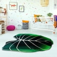 thumbnail image 4 of Manta para Sofá, Forma De Hoja Verde, Franela De Felpa Súper Suave, Cómodas Mantas Y Mantas Gruesas, Decorativas para Sofá, Cama, 150 X 220 Cm, 4 of 4