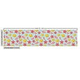 thumbnail image 3 of Ambesonne Coral Fabric by the Yard Upholstery, Cartoon Starfish Seashell, 1 Yard, Mustard Pale Blue and Pink, 3 of 5