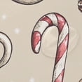 thumbnail image 4 of Holiday Themed Treats Pattern 72x72 Waterproof Shower Curtain Liners Durable Metal C-Hooks Fade-Proof Thermal Print Anti-Splash, 4 of 5