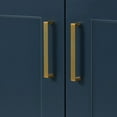 thumbnail image 3 of Ariel Taylor 61 In. Oval Sink Vanity With Carrara White Marble Countertop In Midnight Blue, 3 of 10