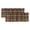Brown, variant on 2 Pack Valances for Windows, Tartan Plaid Window Valances for Living Room/Bedroom/Bathroom, Orange Red Autumn Gingham Vintage Check Light Filtering Kitchen Curtain Valance 42"W x18" L