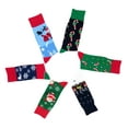 thumbnail image 4 of Christmas Socks for Men&Women, 6 Pack Mens Christmas Socks, Xmas Crew Socks US Size 6-13(Style 02), 4 of 4