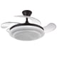 thumbnail image 1 of Ventilador De Techo Luz Led 3 Tonos Aspas Extraíbles Negro., 1 of 6