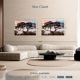 thumbnail image 4 of Elephant Stock African Sunset Wall Art - Horizontal Canvas Wall Art - Living Room Wall Decor - Nature Canvas - Orange And Blue Decor By Philippe Hugonnard - 48" x 32", 4 of 8