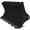 black, variant on 6 Pairs Men's Crew Socks Athletic Running Sports Socks, Cushioned Moisture Wicking, Breathable Arch Support