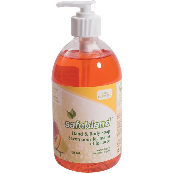 Safeblend HLMP5CD Hand & Body Soap 500ml Mango Papaya - 1 Each