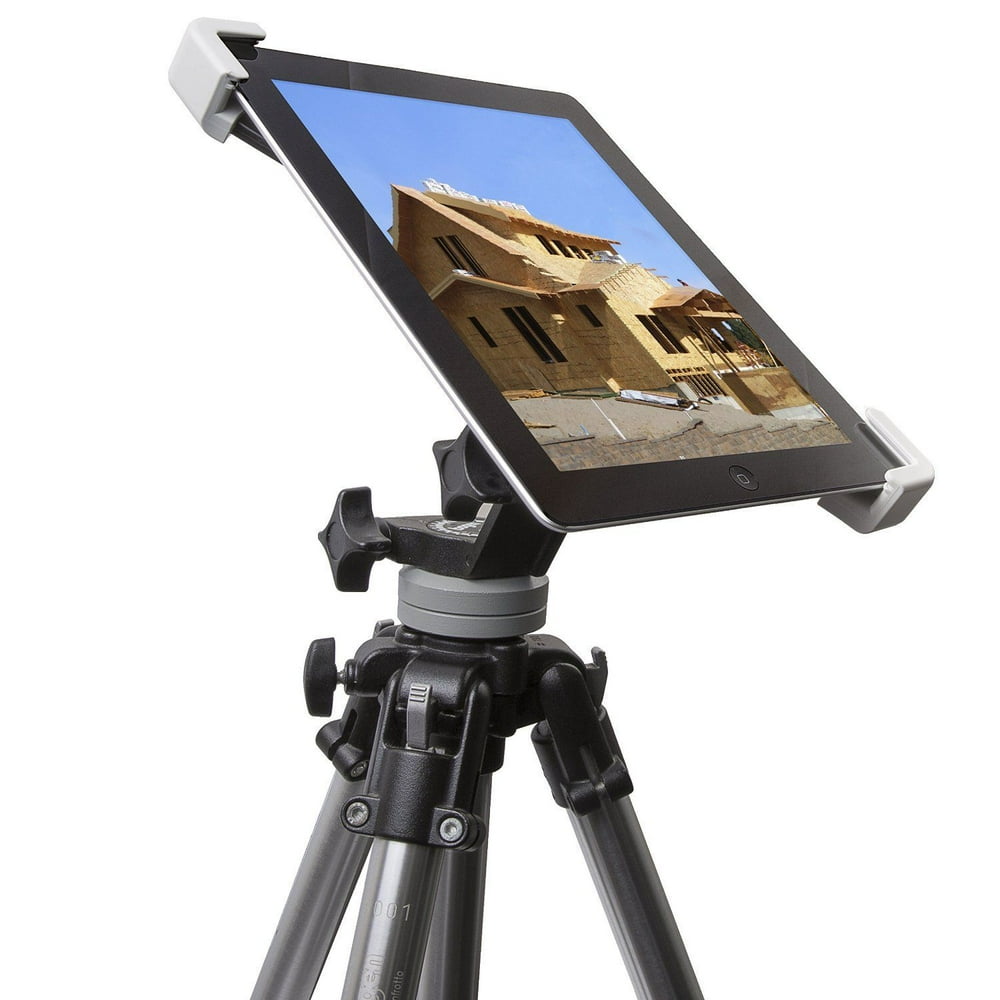 Universal Adjustable iPad Attachment Tripod Holder Secure Fit & Stable