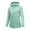 Mint Green, variant on Kmdttou Men's Waterproof Rain Jacket with Hood Lightweight Active Outdoor Raincoat with Removable Hood Pink S