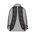 thumbnail image 4 of Planet Waterproof Backpack - Breathable & Lightweight with Adjustable Straps, Star Constellation Print for School & Travel, 4 of 6
