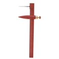 thumbnail image 2 of Regla Cortadora De Cerámica De Arcilla, Cortador De Círculos De Brújula De Cerámica De Ajuste De Perilla Resistente Para Proyectos Artesanales, 2 of 7