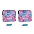 thumbnail image 7 of FORMRS 13-13.3 inch Laptop Sleeve Case Soft Carrying Quilted Computer Bag Cover, Watercolor Blue Marble Pattern, 7 of 7