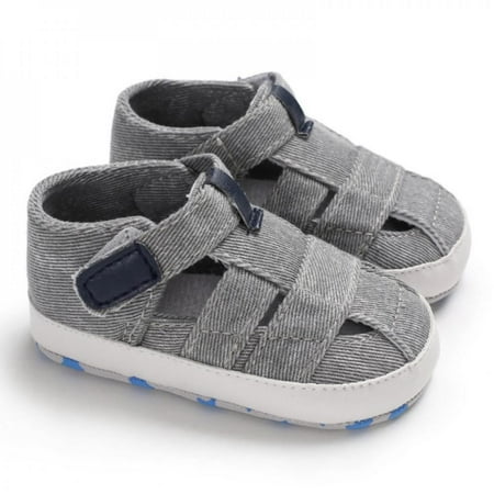 

Hazel Tech Summer Baby Boy Breathable Anti-Slip Hollow Design Shoes Sandals Toddler Soft Soled First Walkers