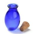 thumbnail image 3 of 10pcs Oval Glass Cork Bottles Ornament Glass Empty Wishing Bottles DIY Vials for Pendant Decorations Blue 1.55x2.6~3cm, 3 of 3