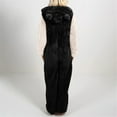 thumbnail image 5 of sususu Onesie Women Pajamas Jumpsuit Warm Sherpa Romper Sleepwear One Piece Zipper Hooded Playsuit Loungewear,Black,S, 5 of 6