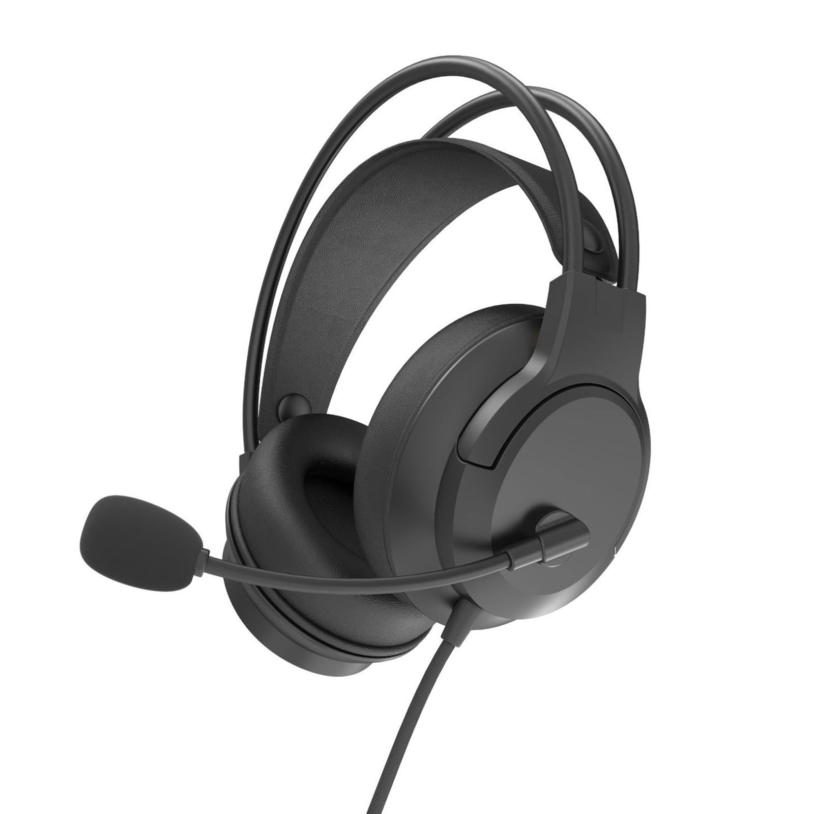 USB Wired Headset Over-Ear, Noise Cancelling Mic, 40mm Drivers