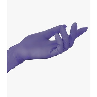 HALYARD PURPLE NITRILE Exam Gloves, Powder-Free, Non-Sterile, 5.9 mil, 9.5 Inches, Purple, Large, 55083 (Box of 100)