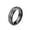 6MM Rose Gold, variant on Unisex Tungsten Steel 6mm Silver Simple Plain Domed Carbon Fiber Double Grooved Meteorite Inlay Wedding Ring Promise Comfort Fit Size 11