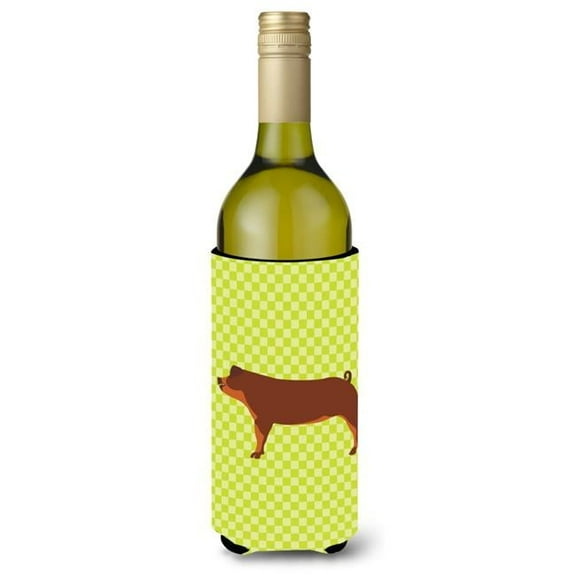 Duroc Pig Green Wine Bottle Beverge Insulator Hugger
