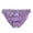 Purple, variant on Jiaroswwei Lady Panties Low Waist Bouncy Solid Color No Constraint Anti-peeking Soft Silky Pure Color Women Underpants for Inner Wear