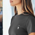 thumbnail image 5 of Dalix Astronaut Embroidered Lightweight Relaxed Jersey Tee Summer Cute Space Womens in Asphalt XL X-Large, 5 of 5