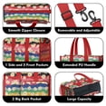 thumbnail image 3 of Teacher Tote Bag,Pioneer Flower Floral Print Pattern Teacher Utility Tote Bag,Large Work Tote Bags for Women with Multiple Pockets,Top Zipper Closure,13.8x10.6x6.7 Inch, 3 of 5