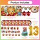 thumbnail image 2 of Tiger 13th Tableware Balloons Cake Toppers Backdrop Banner Supplies Party Decor Plates Decorations, 2 of 7