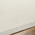 thumbnail image 5 of Hauteloom Suzu Living Room, Bedroom Patio Outdoor Area Rug - Contemporary - Bone, Cloud Gray, Dark Gray - 18" Sample, 5 of 5