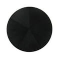 thumbnail image 3 of Armen Living Cirque 54" Round Mid-Century Modern Pedestal Black Wood Dining Table with Epoxy Black Metal Base, 3 of 4