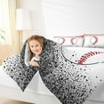 thumbnail image 4 of Castle Fairy Female Men Baseball Full Size Comforter Sets,Sport Gamer Bedding Sets, 4 of 8