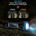 thumbnail image 4 of FSL-200 Solar Rechargeable Flashlight with Bluetooth Speaker, FM Radio, TWS, and LED Light – Portable for Camping, Hiking, Travel – Copper, 4 of 8