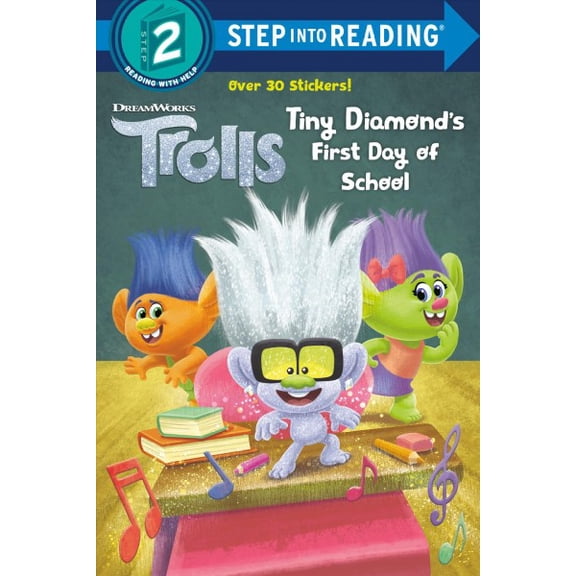 Pre-Owned Tiny Diamond's First Day of School (DreamWorks Trolls) (Step Into Reading) Paperback