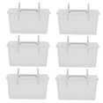 thumbnail image 6 of Masteelf 6pcs Pegboard Bins with Hooks for Organizing Accessories Storage Garage Organization, 6 of 7