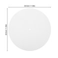 thumbnail image 2 of OULII 4Pcs Anti Vibration Record Mat White Felt for Turntable Music Lovers, 2 of 8